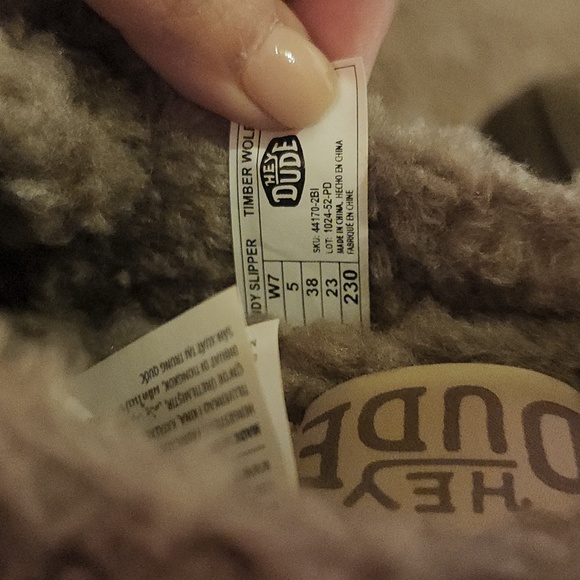 Hey Dude Wally Plush Tan Slippers - Picture 6 of 9